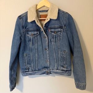Levi’s Denim Sherpa-Lined Jacket